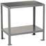 Fixed Work Table,Steel,24" W,