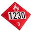 Flammable Liquid Placard, 1230