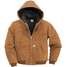 Hooded Jacket,Insulated,Brown,