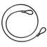 Non-Coiled Security Cable,3/8