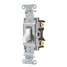 Wall Switch,20A,White,1 Hp,1-