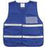 Safety Vest,Blue,Universal