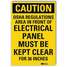 Safety Sign,Electrical Panel,