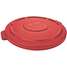 Trash Can Top,32 Gal.,Lldpe,Red