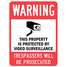 Property Sign,Warning,24 In,18