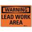 Warning Sign,Lead Work Area,
