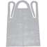 Disposable Apron,White,46 In.