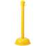 Barrier Post,41 In. H,Yellow,