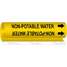 Pipe Mrkr,Non-Potable Water,2-