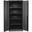 Storage Cabinet,72x36x24,Black