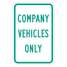 Company Vehicles Parking Sign,