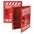 Lockout Station,Red,18-3/8" H