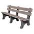 Outdoor Bench,72 In. W,48 In.