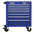 Rolling Tool Cabinet, Blue,