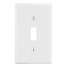 Toggle Switch Wall Plate,White