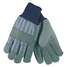 Leather Gloves,Blue/Gray,L,PK12