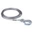 Winch Cable w/Hook 20 Ft. x 3/