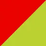 red / lime green