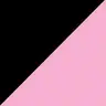 black / pink
