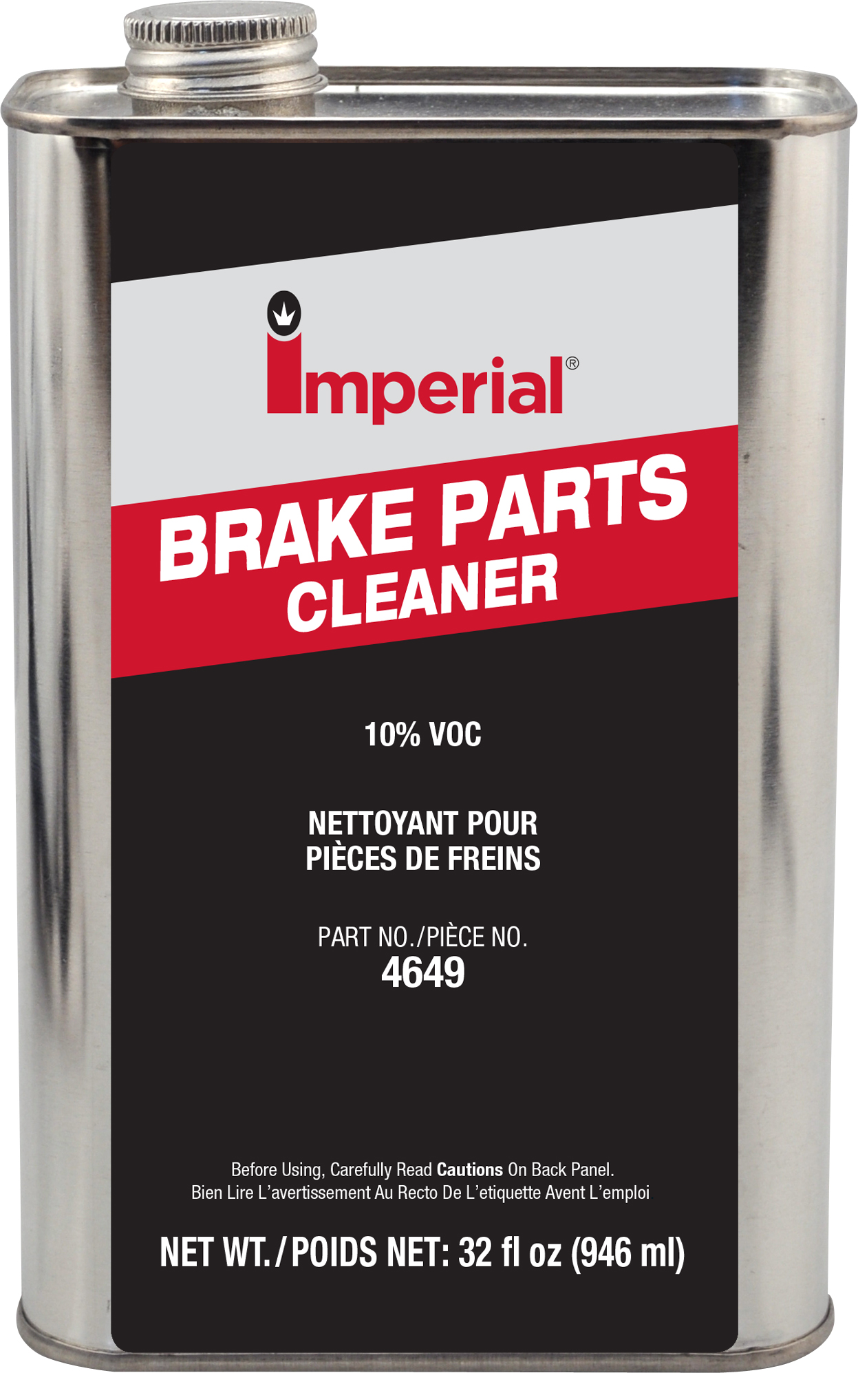 4649 Imperial® Brake Parts Cleaner, 32 oz. Steel Can, 10 VOC