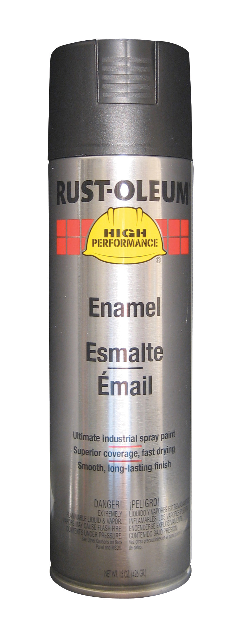 85315 RustOleum® SemiGloss Spray Paint, Semi Gloss Black, 15 oz. Imperial Supplies