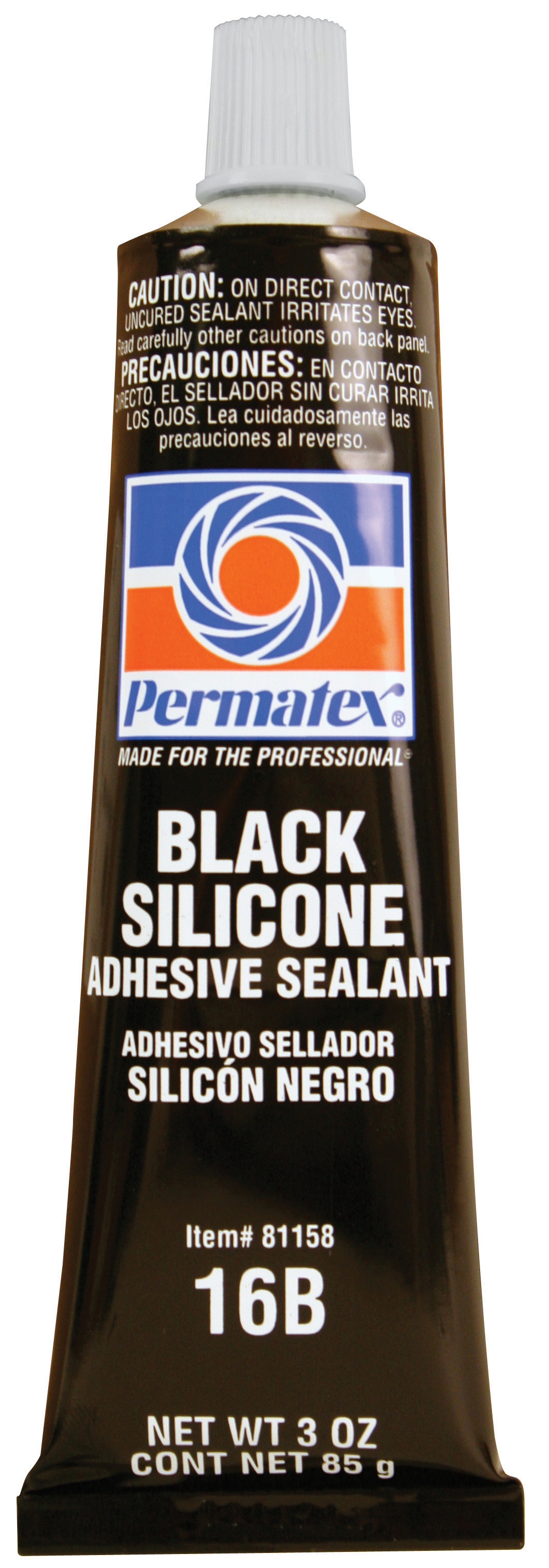 9163 Permatex® Rtv Silicone, Black Paste, 3 Oz. Tube Imperial Supplies