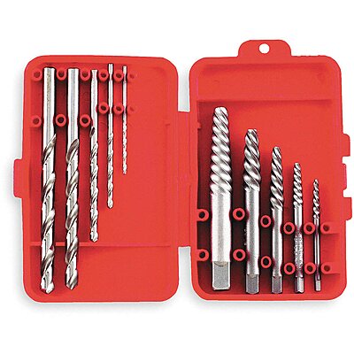 5PC VERMONT AMERICAN SPIRAL SCREW  BOLT EXTRACTOR EASYOUT TOOL BIT SET EASY OUT