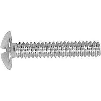 100 5/16-18x3/4 or 5/16x3/4 Serrated Truss head Machine screws zinc plated 100 